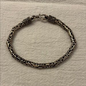 Sterling Silver Bali Bracelet